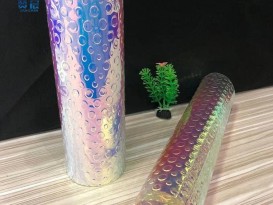 鐳射TPU彩虹膜 橢圓型幻彩膜 可支持定制各種紋路 工廠直銷(xiāo)