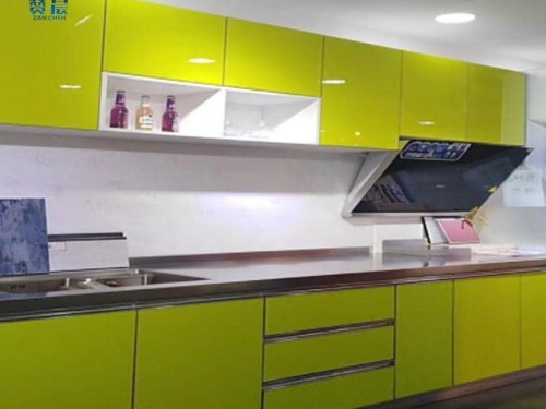 贊晨免噴吸塑膠膜開(kāi)放式廚柜灶臺(tái)柜TPU熱熔膠膜